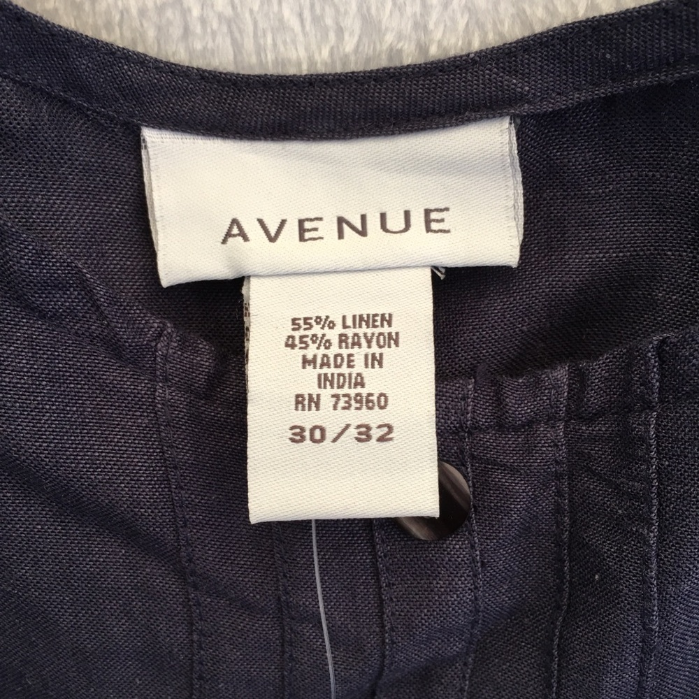 NWT Avenue linen blend sleeveless dress - Picture 3 of 4